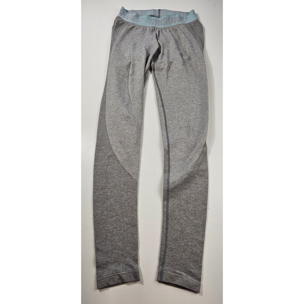 Gymshark flex waist grey active full length Ankle leggings stretch XS (?) Gym